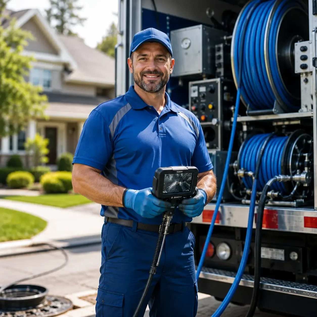 Local outdoor drain cleaning specialists in Brazoria, TX